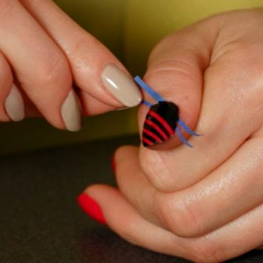 striping tape nail designs